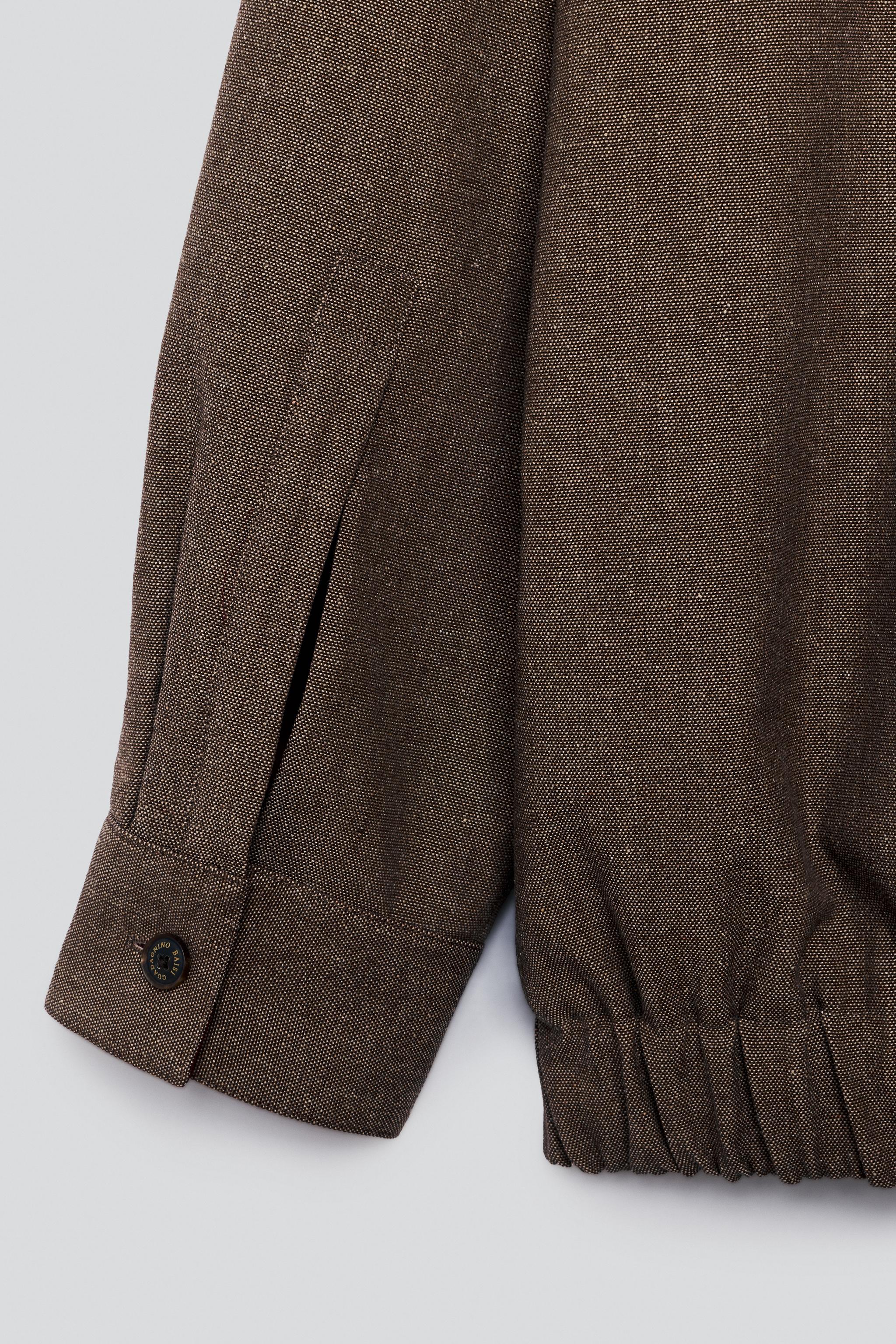 BLOUSON STRUCTURE AVEC LAINE