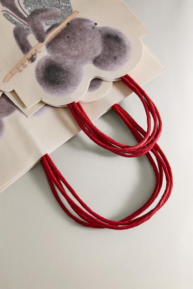 PACK OF CHRISTMAS MOUSE GIFT BAGS (PACK OF 4) - Multicoloured by Zara - Image 2