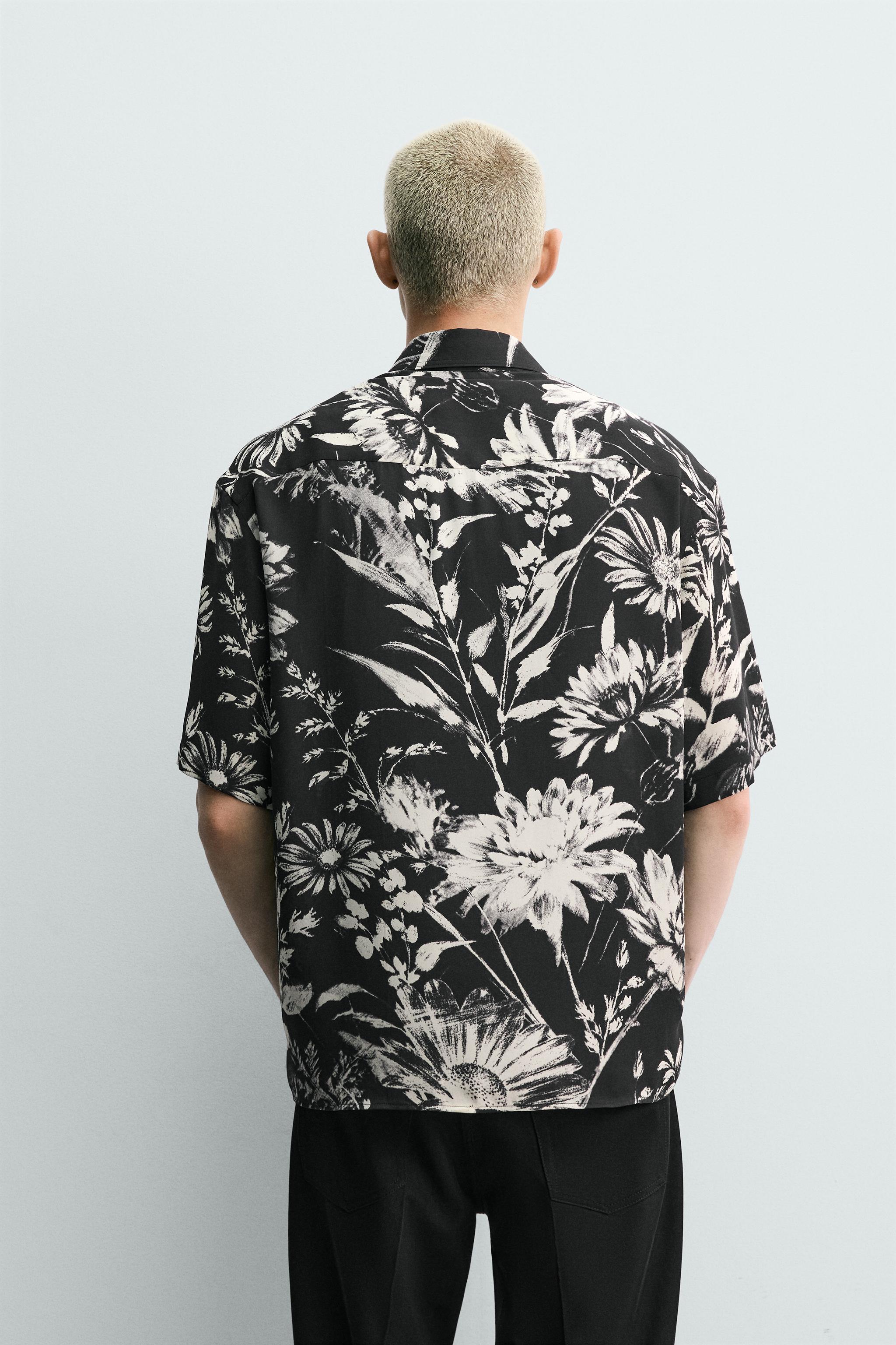 CHEMISE RELAXED FIT IMPRIMÉ FLEURI