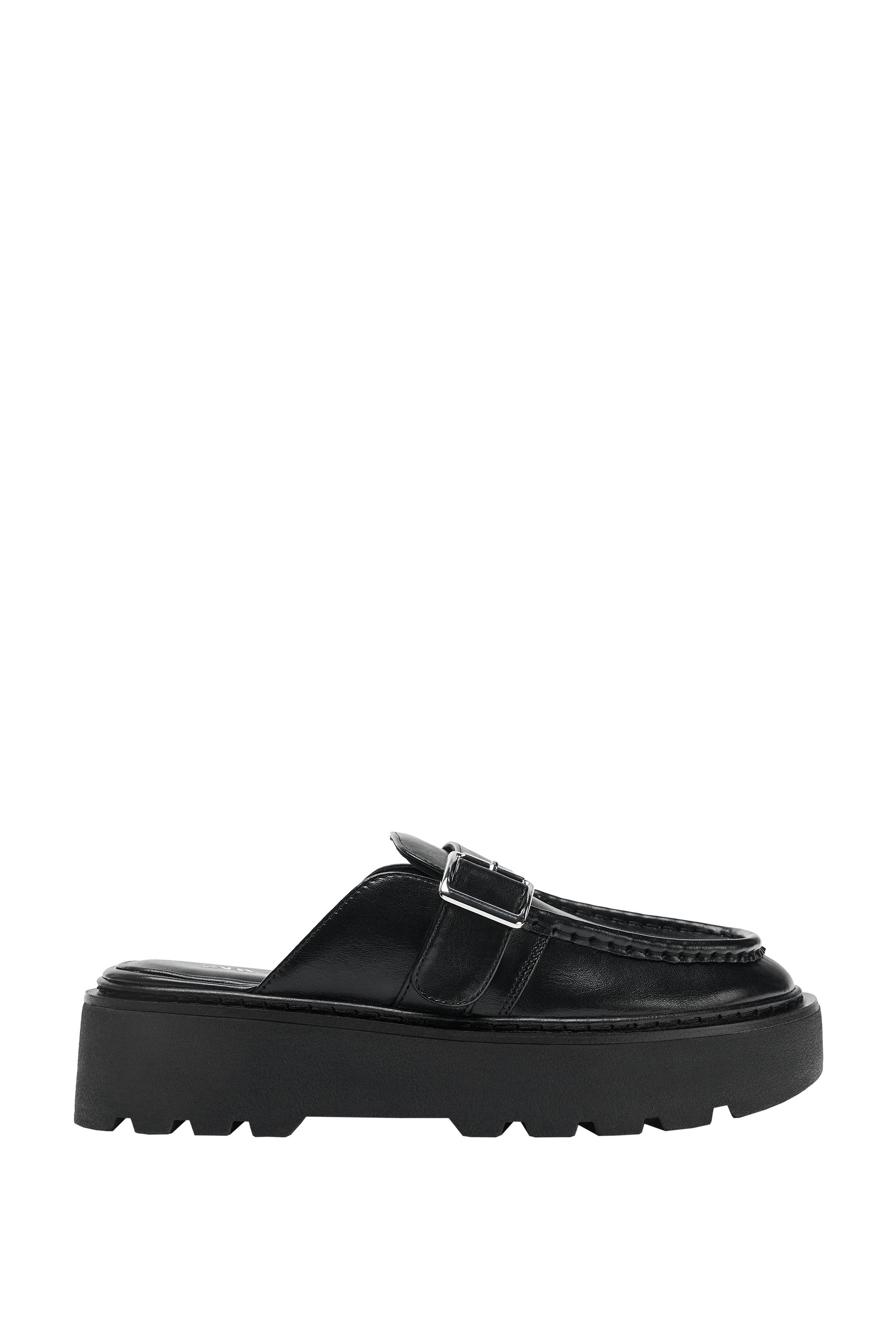 チャンキーソール スリングバックシューズ - ブラック | ZARA Japan / 日本