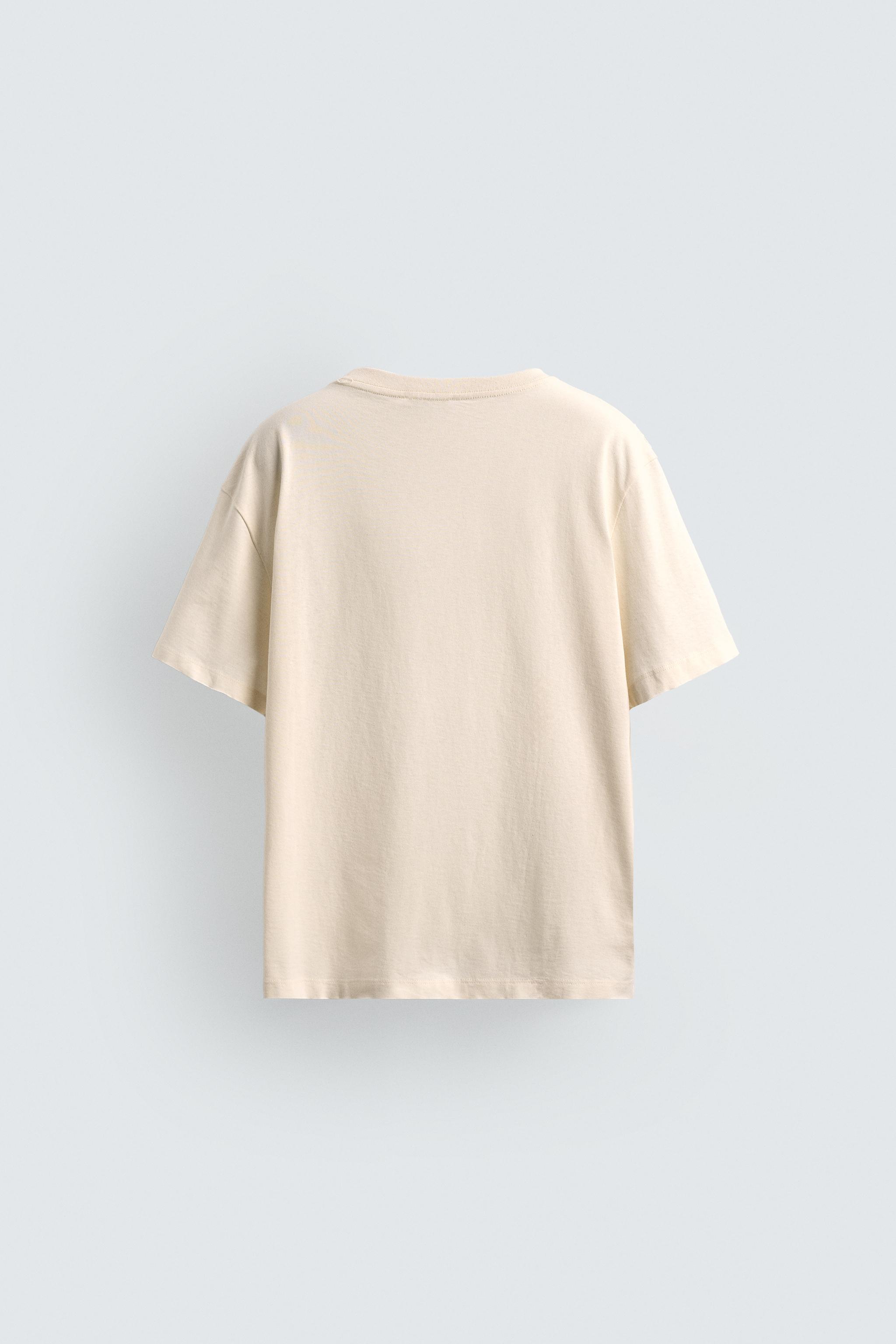 RELAXED FIT WASHED TEXT T-SHIRT