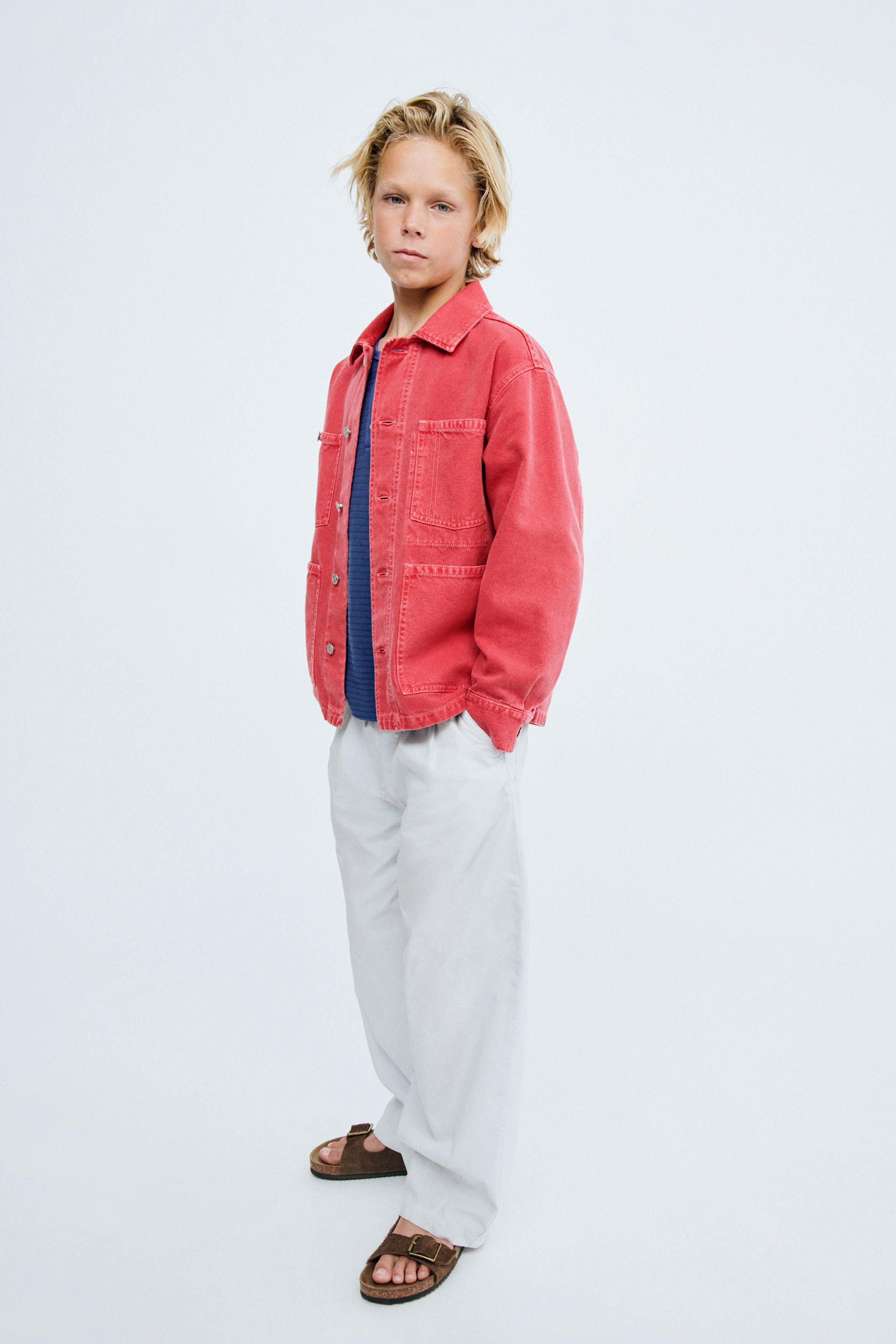 Детские брюки Zara STORIESZ - RELAXED POPLIN PANTS