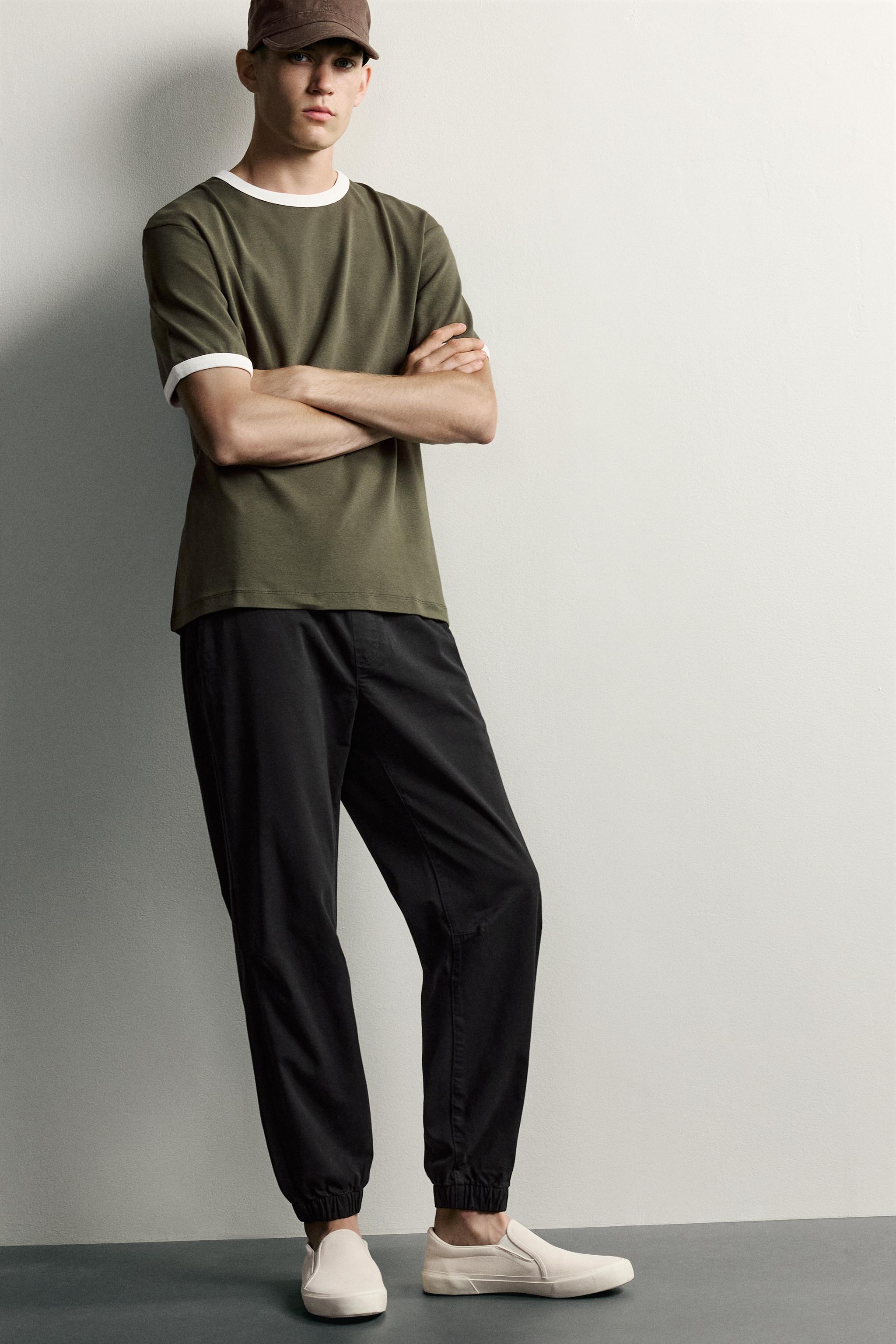 SLIM FIT JOGGER WAIST PANTS
