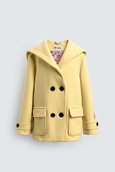 MARINE COLLAR COAT HARRY LAMBERT FOR ZARA X DISNEY - Yellow by Zara