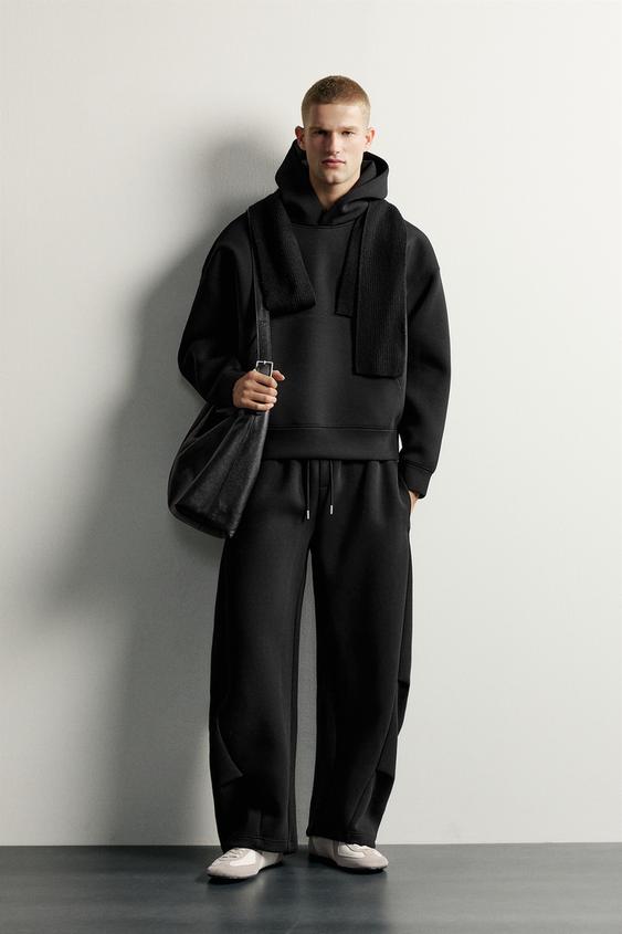 PANTALÓN JOGGER TÉCNICO BALLOON FIT - Negro de Zara - Imagen 0