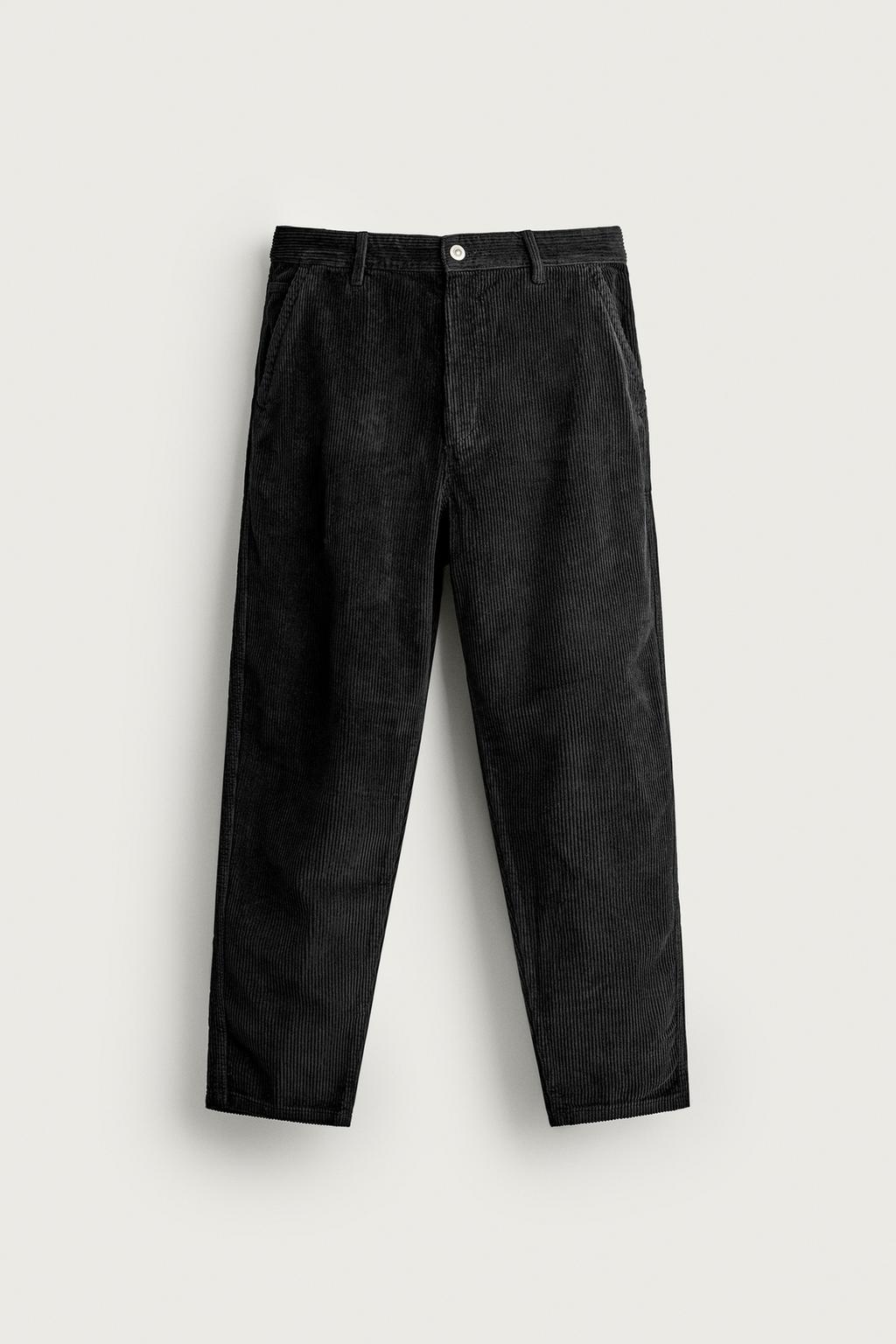 CARROT FIT CORDUROY TROUSERS