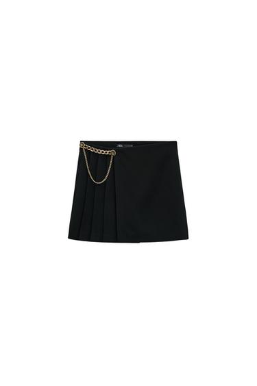 CHAIN PRINT BERMUDA SKORT