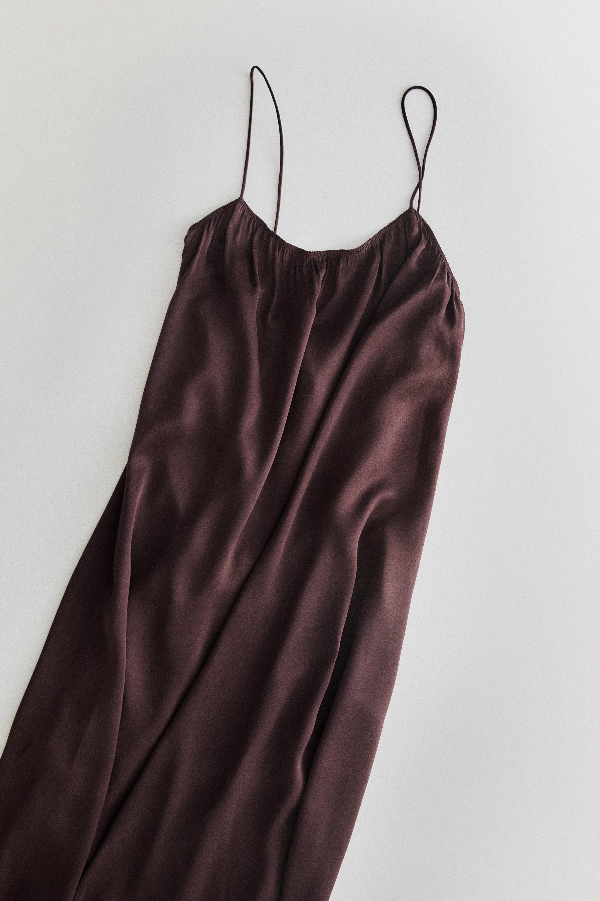 Сорочка MULBERRY, на завязках, шёлк — Zara — фото 5