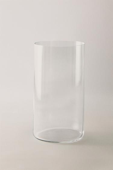 VERRE À BOISSON GAZEUSE DROIT CRISTALLIN - Transparent de Zara