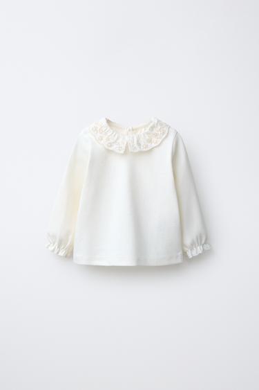 KAMISETA BRODATU SUIZTAR LEPOAREKIN - Zuri hautsia, Zara-rena