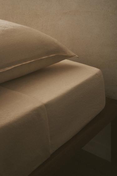 DRAP-HOUSSE LIN LAVÉ | 30 CM DE HAUT (140 GXM²) - Gaufrette de Zara - Image 6