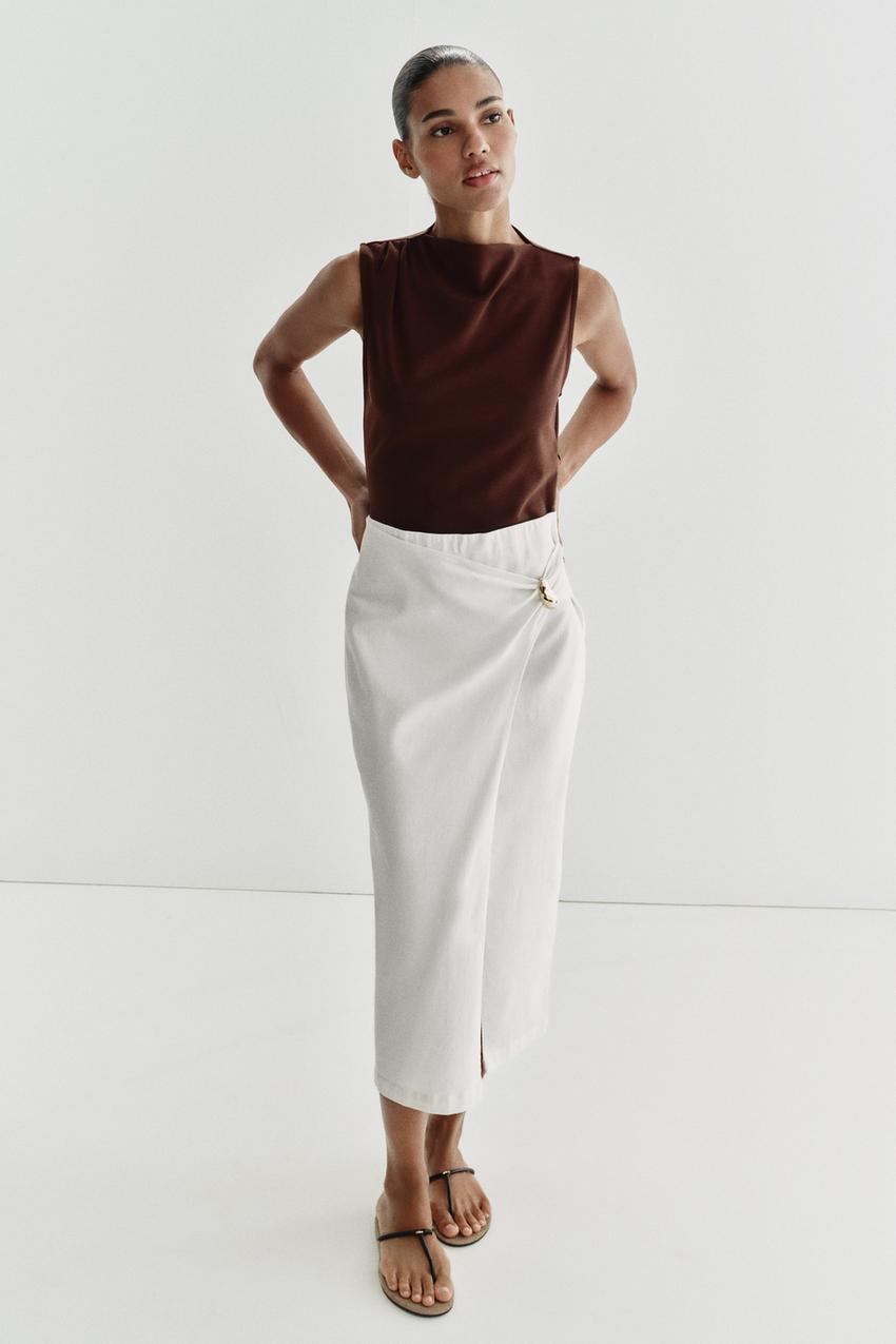 white and brown combination dress Still white dress season Summer vibe, or Fall vibe? #EarlyFall #Fall2025 #OutfitInspo #WhatIWore . . . . . . . . . How to style a white dress for Fall, easy