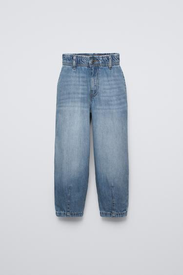 ДЖИНСЫ BALLOON FIT — СИНИЙ от Zara — изображение 0