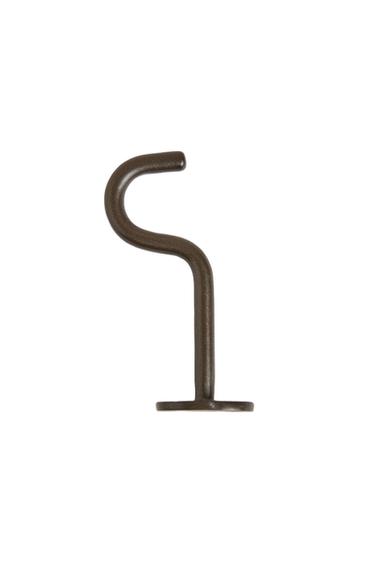 METALLIC CURTAIN POLE HOOK - Black by Zara