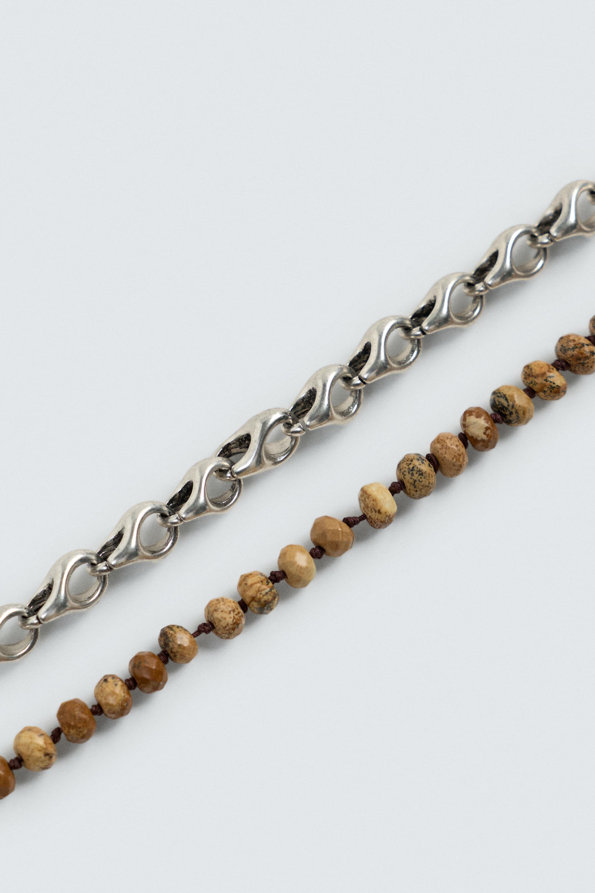 CONTRAST COMBO BRACELET 2-PACK