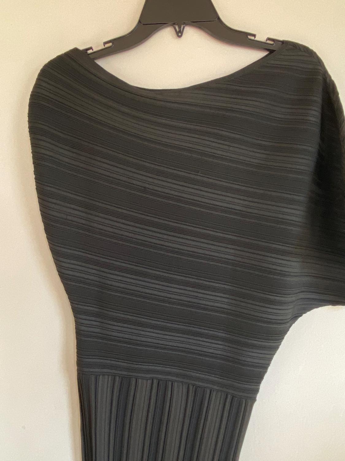 RIB KNIT ASYMMETRIC DRESS - Image 2