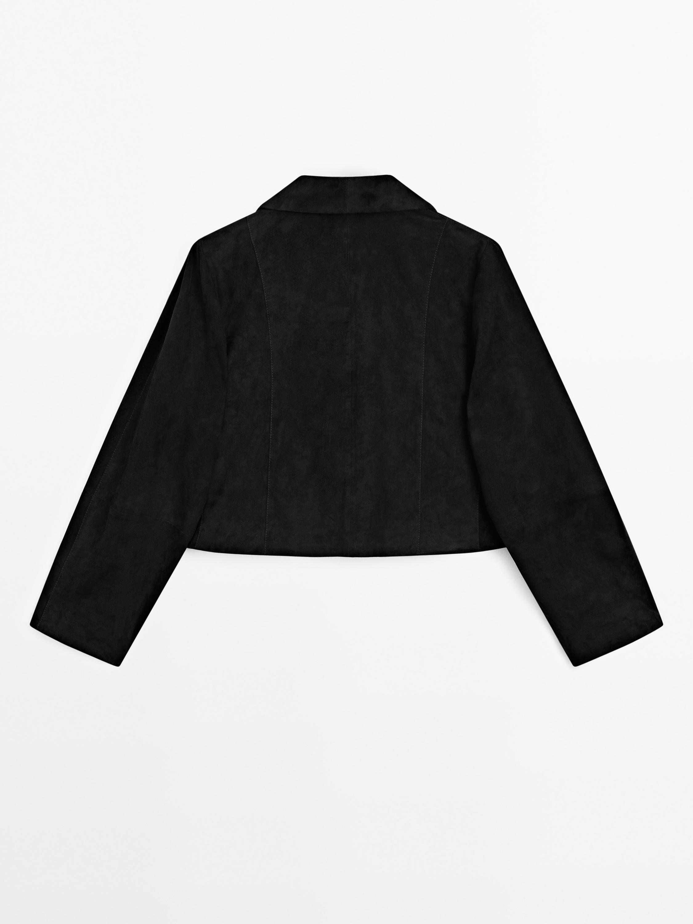 Veste courte en cuir et daim - Limited Edition