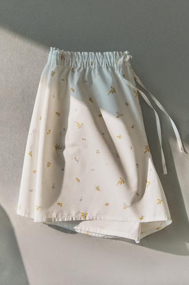 FLORAL SHORTS - White by Zara - Image 4