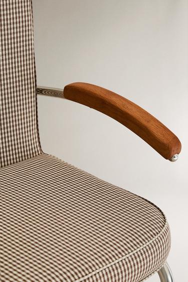 KIDS' VINTAGE CHROME CHAIR - Brown by Zara - Image 2