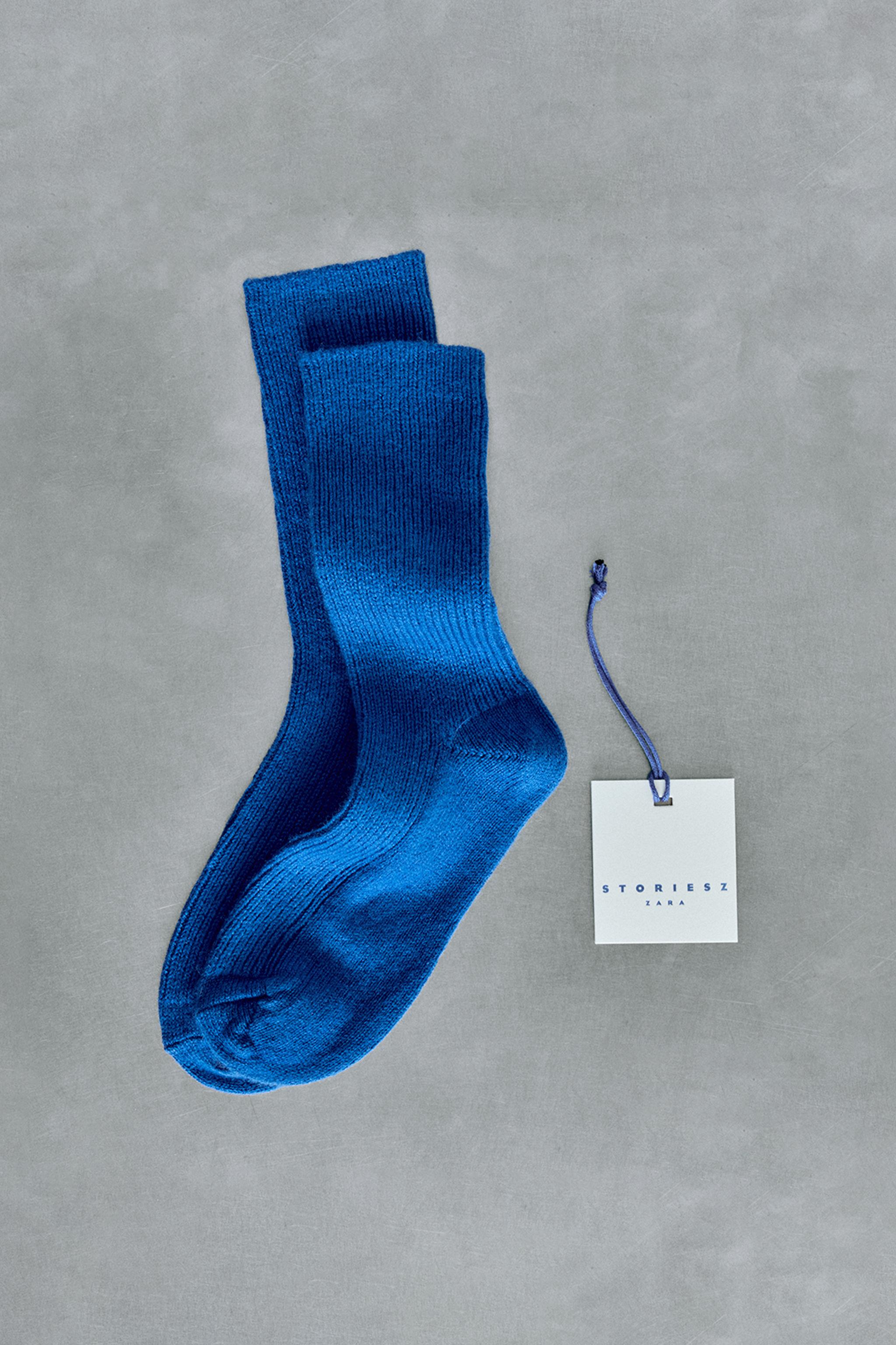 STORIESZ - WOOL AND CASHMERE MID SOC — Bluish