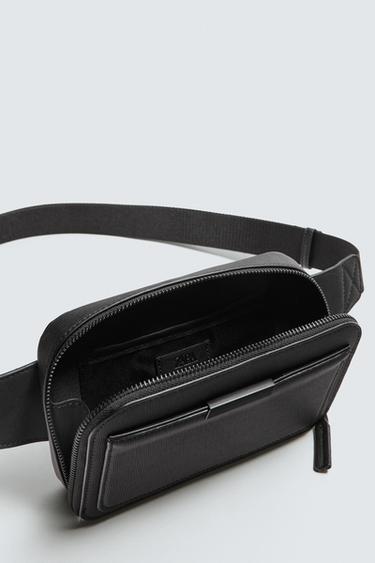 SAC BANANE TEXTURÉ - Noir de Zara - Image 6