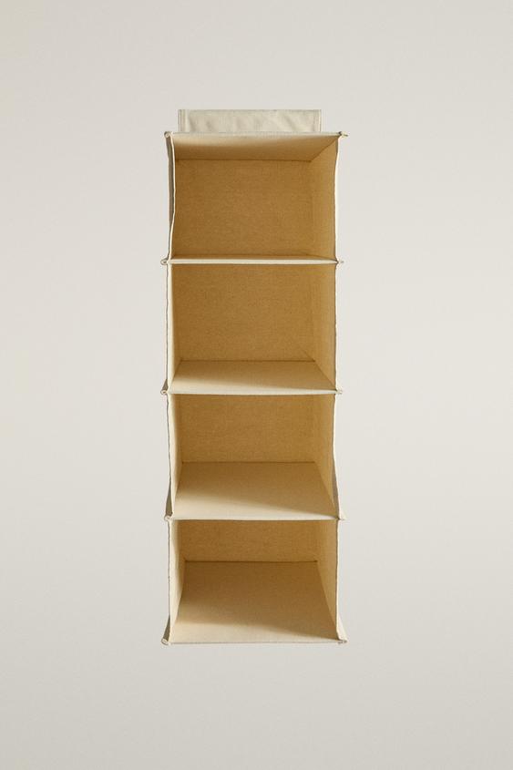 Zara VERTICAL HANGING ORGANIZER - Ecru - Image 0