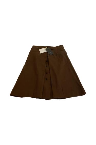 FALDA MARRÓN MIDI