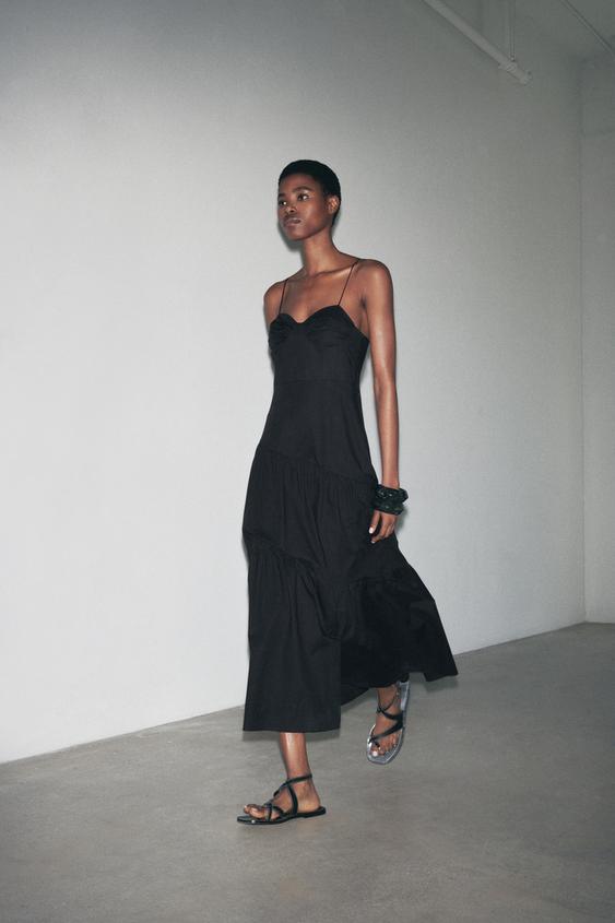 ZWコレクション ビスチェワンピース - ブラック | ZARA Japan / 日本 