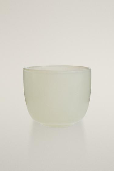 OVAL BOTTLE AND TUMBLER SET (SET OF 2) - Cream by Zara - Image 3