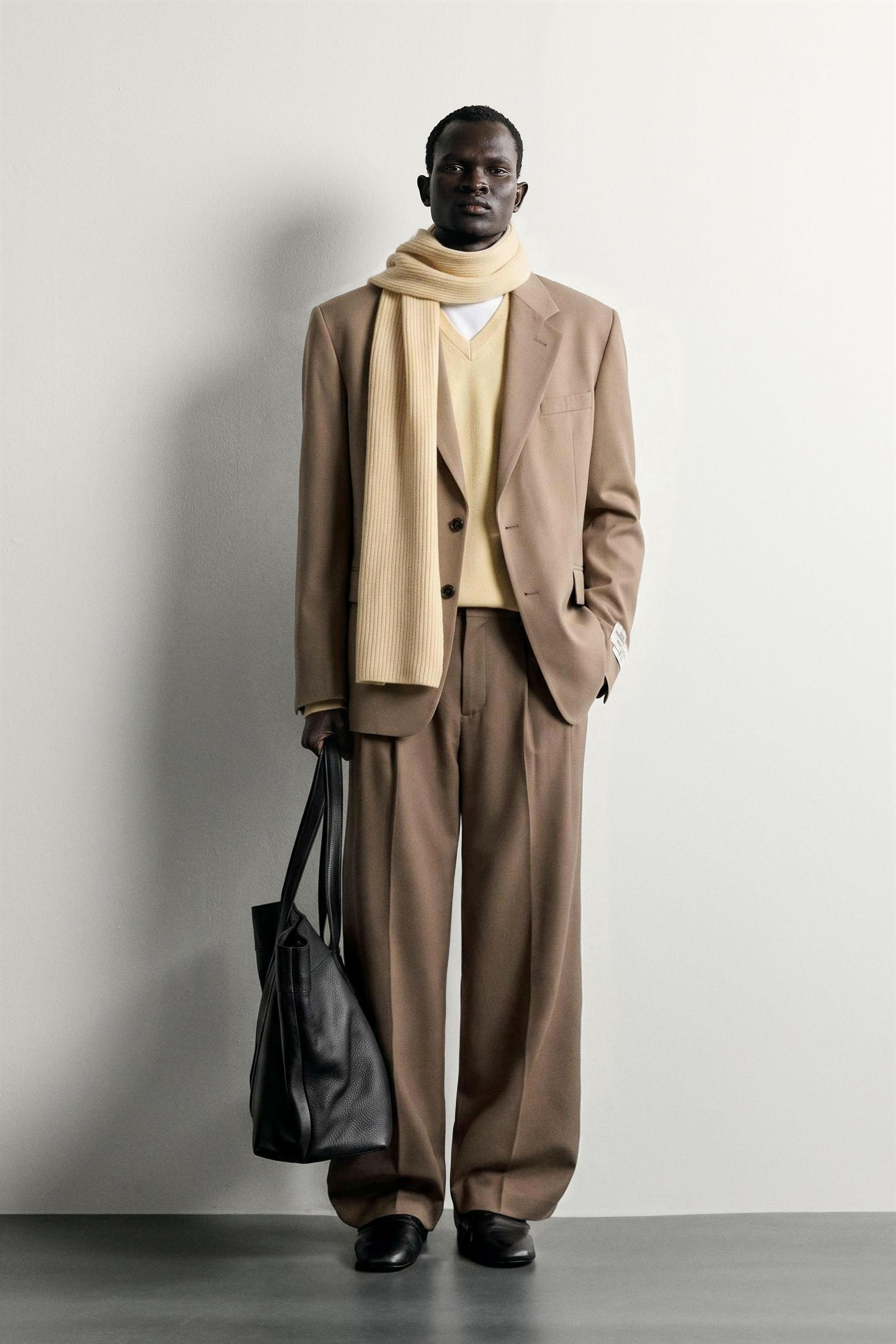 CONTRAST RELAXED FIT SUIT | ZARA United States