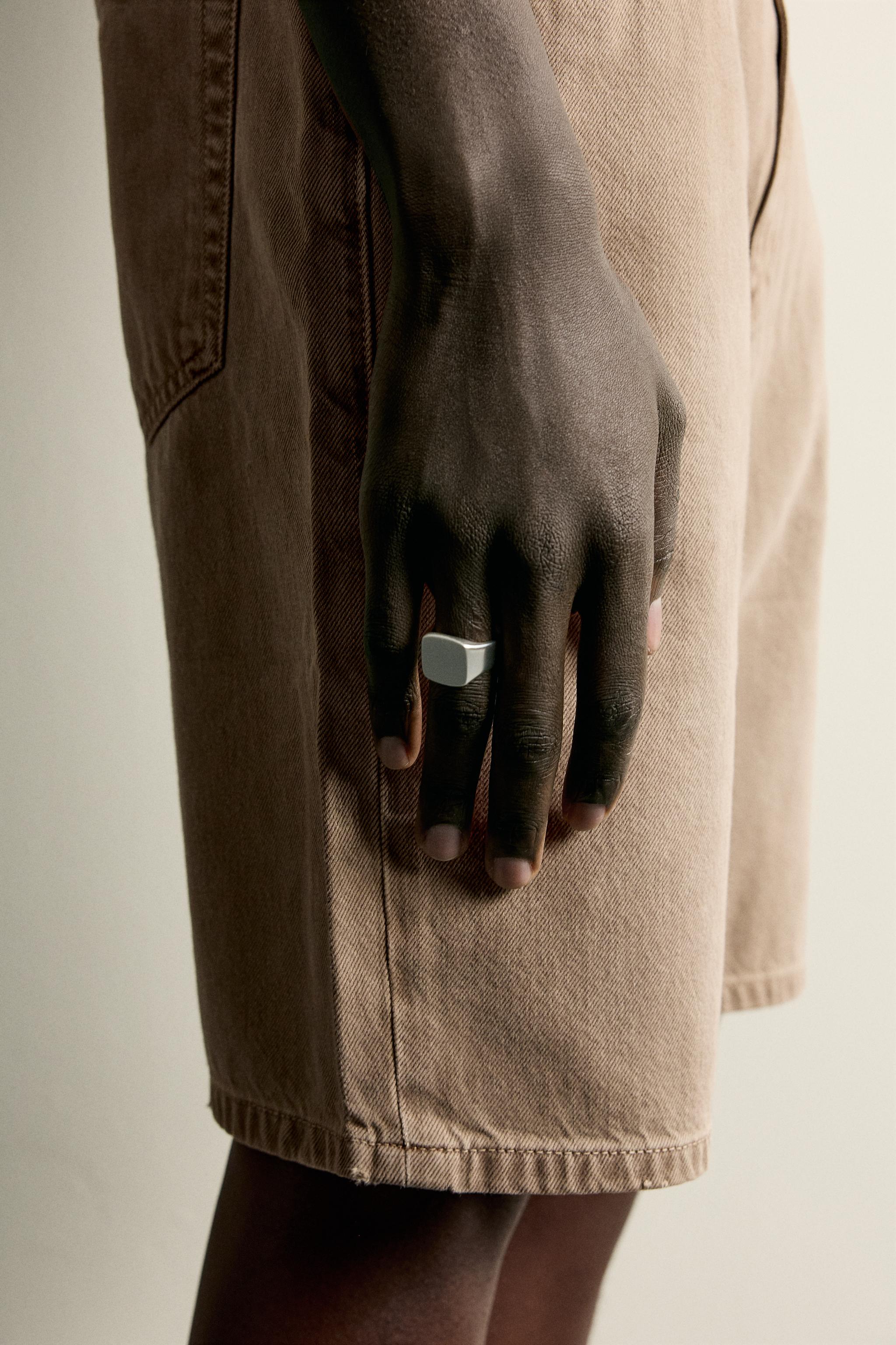 BAGUE CHEVALIÈRE MÉTALLIQUE