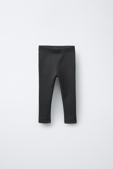 LEGGING RIB BÁSICO - Antracita oscuro de Zara