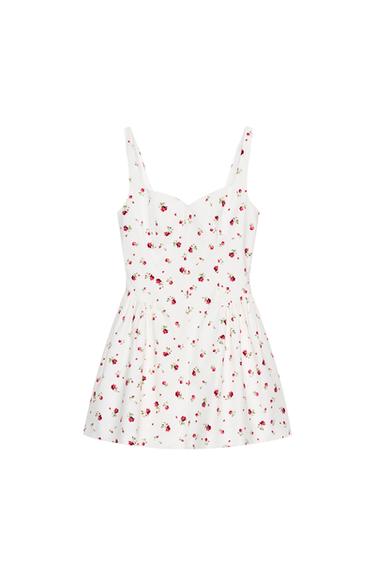 FLORAL PRINT VOLUME DRESS