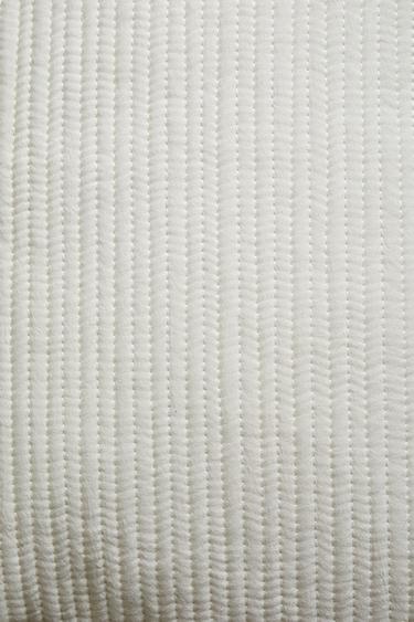 PLAIN CUSHION COVER FOR QUILTS - Oyster-white by Zara - Image 2