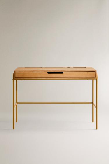 BUREAU ENFANT BOIS - Moutarde de Zara - Image 0