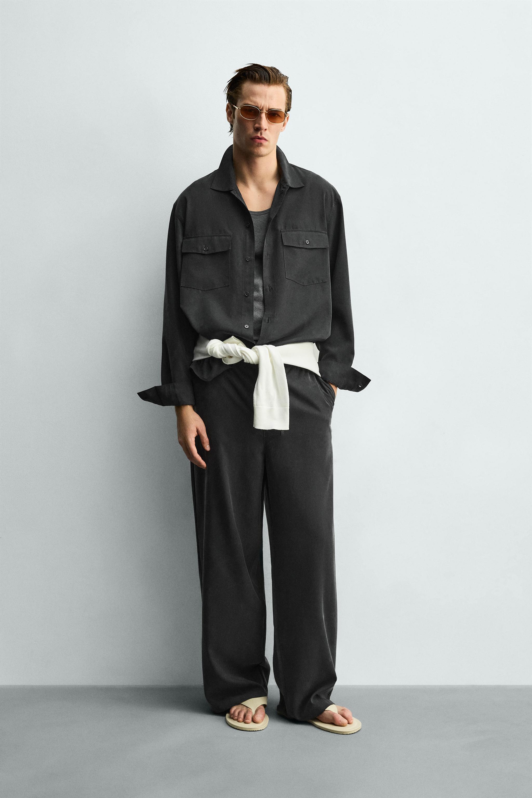 RELAXED FIT FLOWY PANTS