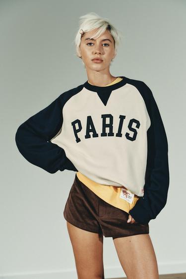 SWEAT VARSITY - Bleu marine de Zara - Image 3