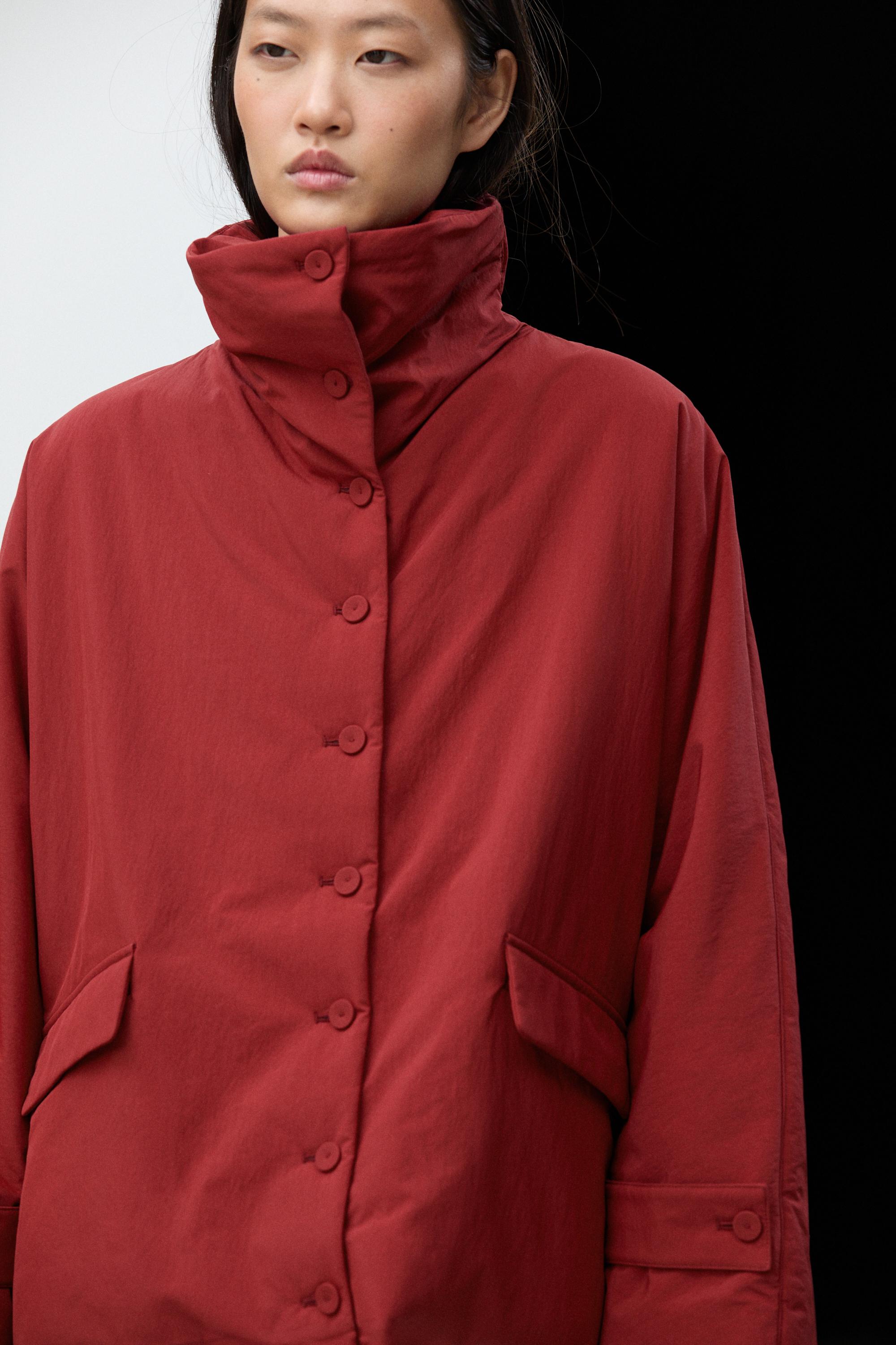Lightweight quilted short coat