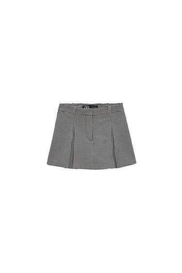 GINGHAM SKORT
