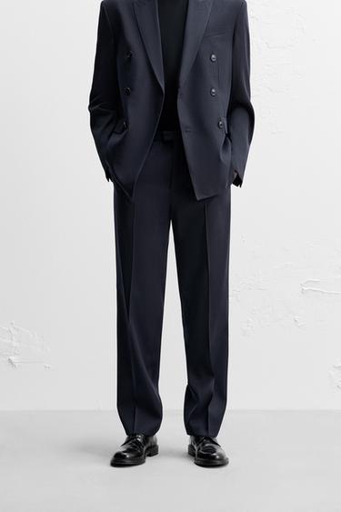 PANTALÓN TRAJE RAYA DIPLOMÁTICA - Rayas de Zara