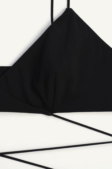 SOUTIEN-GORGE TRIANGLE À DÉCORS LIMITED EDITION - Noir de Zara - Image 5