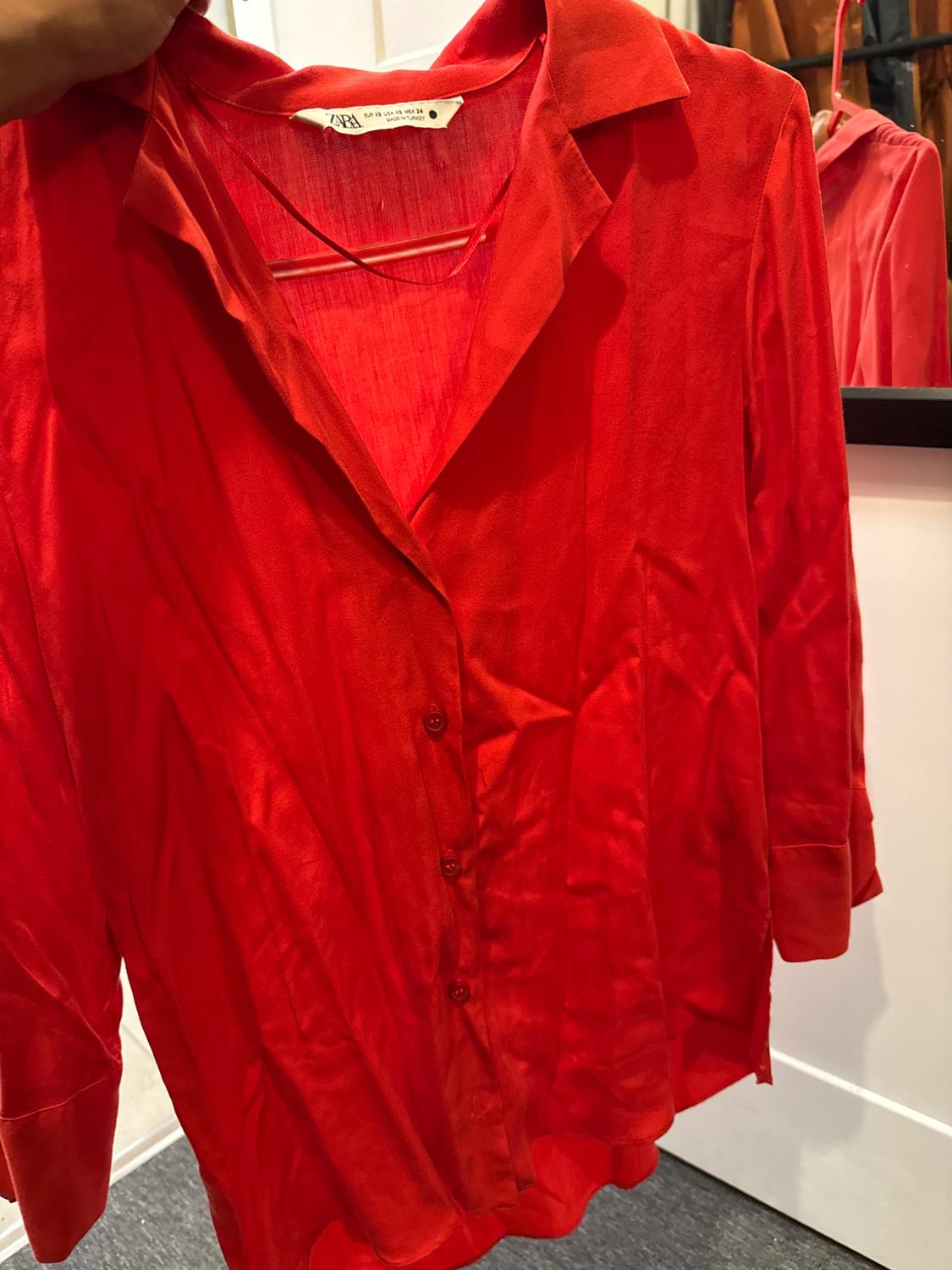 ZW COLLECTION FLOWING SHIRT - Image 3