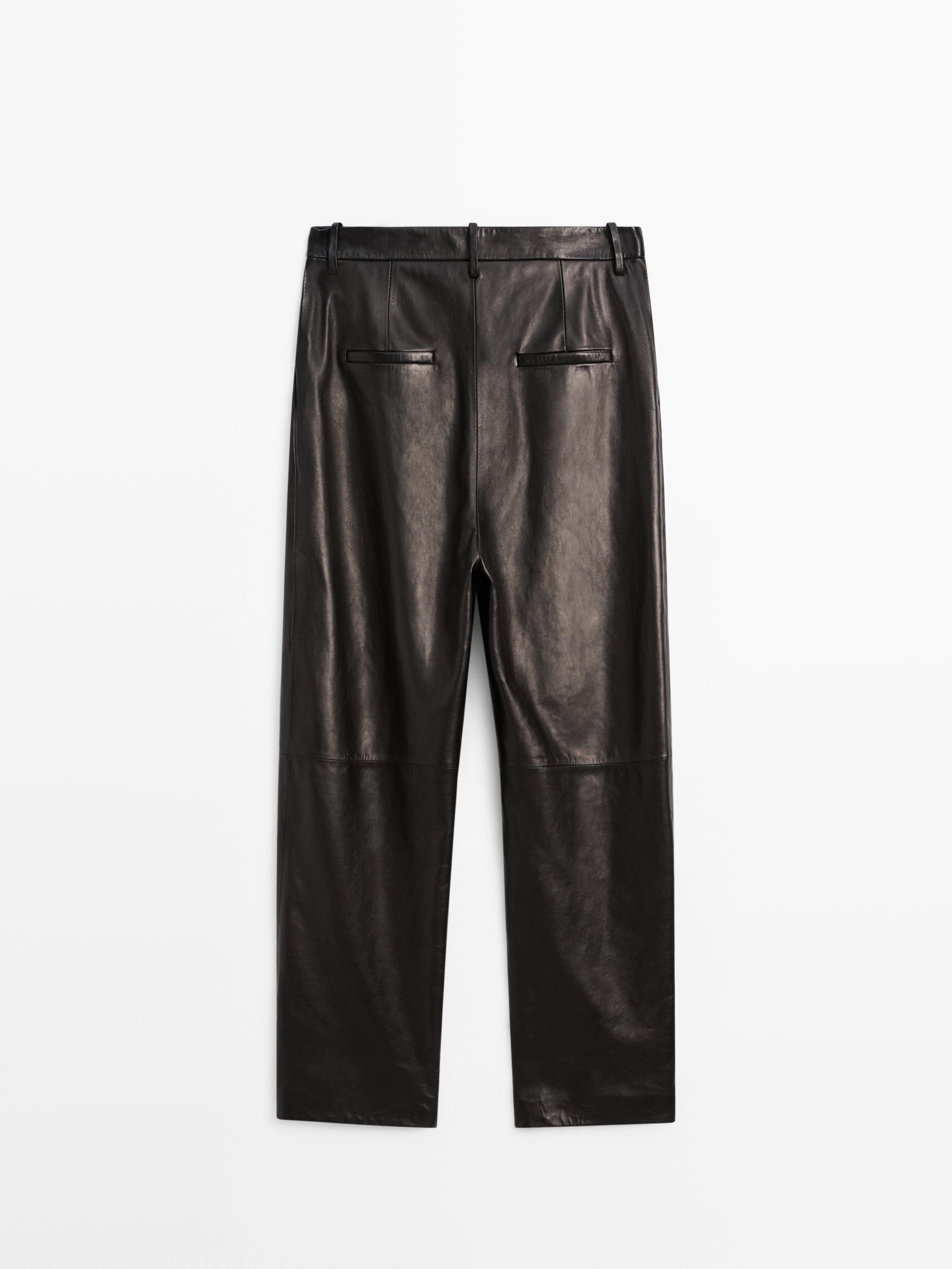 Pantalon large en cuir nappa - LIMITED