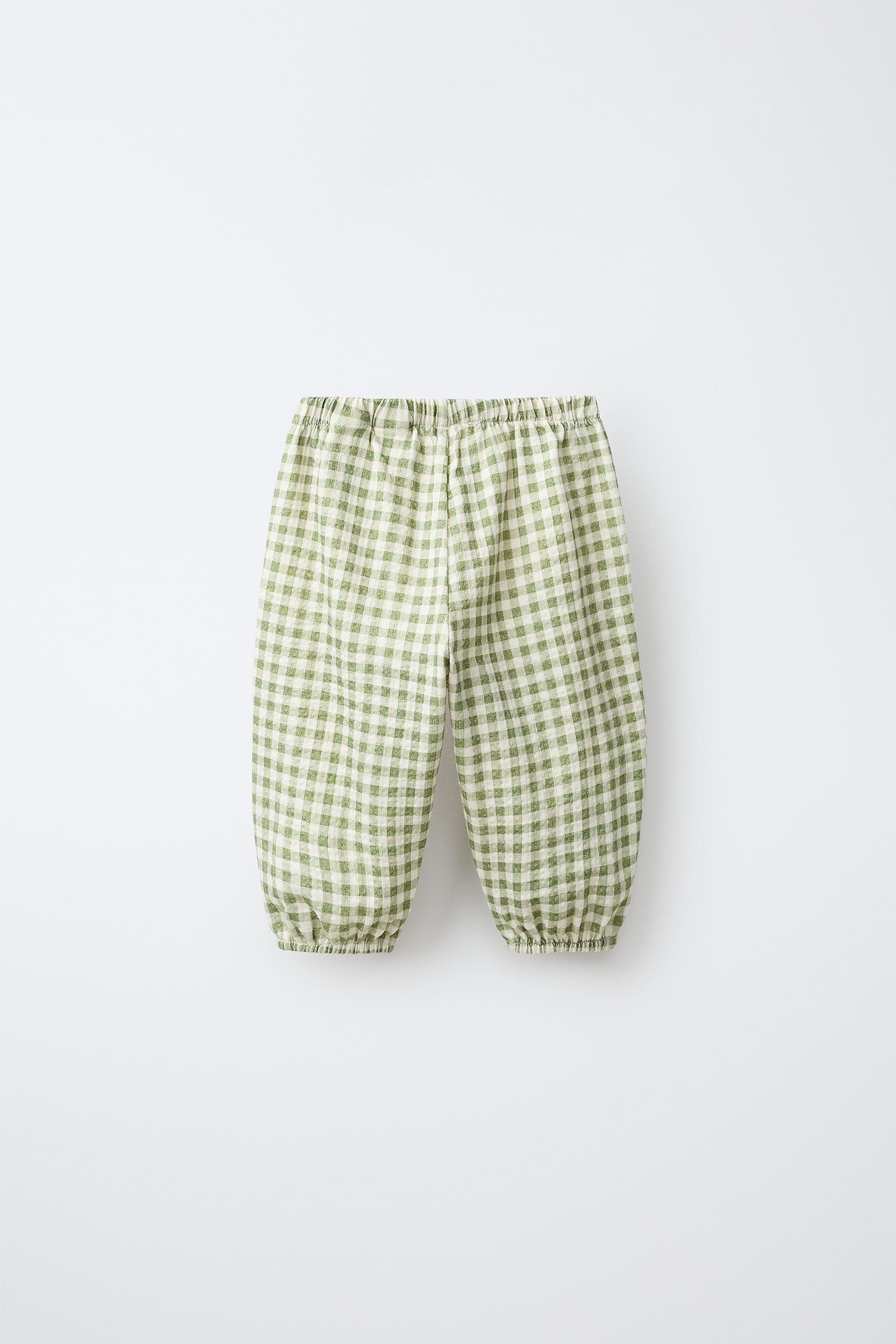PANTALON BAGGY À CARREAUX