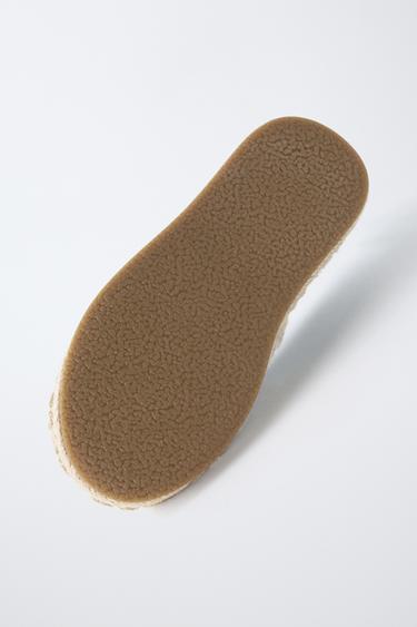 ESPADRILLES EN JUTE À RAYURES - Bleu de Zara - Image 6