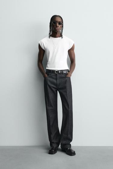 BOOTCUT STRAIGHT-LEG JEANS - Blue by Zara - Image 0