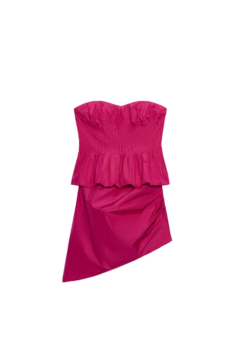 STRAPLESS MINI DRESS - image 3