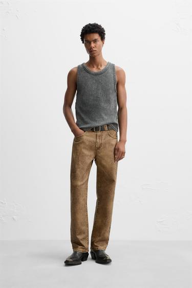 ТОП В РУБЧИК БЕЗ РУКАВОВ — LIMITED EDITION — ТЕМНЫЙ АНТРАЦИТ от Zara — изображение 0