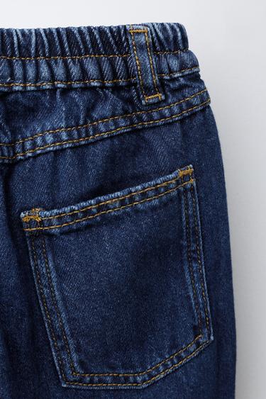 PANTALON DENIM BAGGY - Indigo de Zara - Image 3