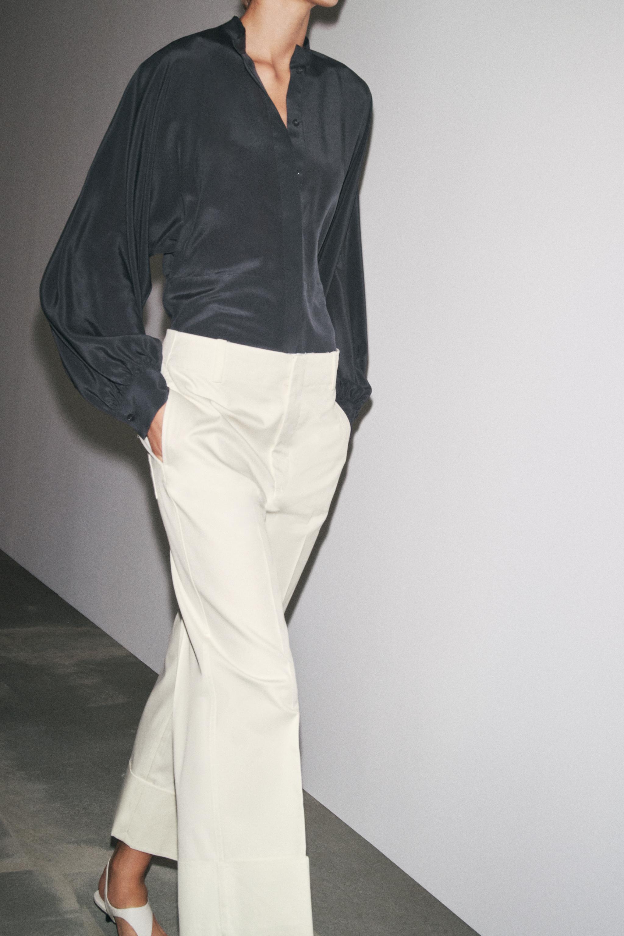 【ZARA】ZW COLLECTION チノパンツ ブラック | 4786/052/800 ZARA】ZW COLLECTION チノパンツ ブラック | 4786/052/800 (ZARA